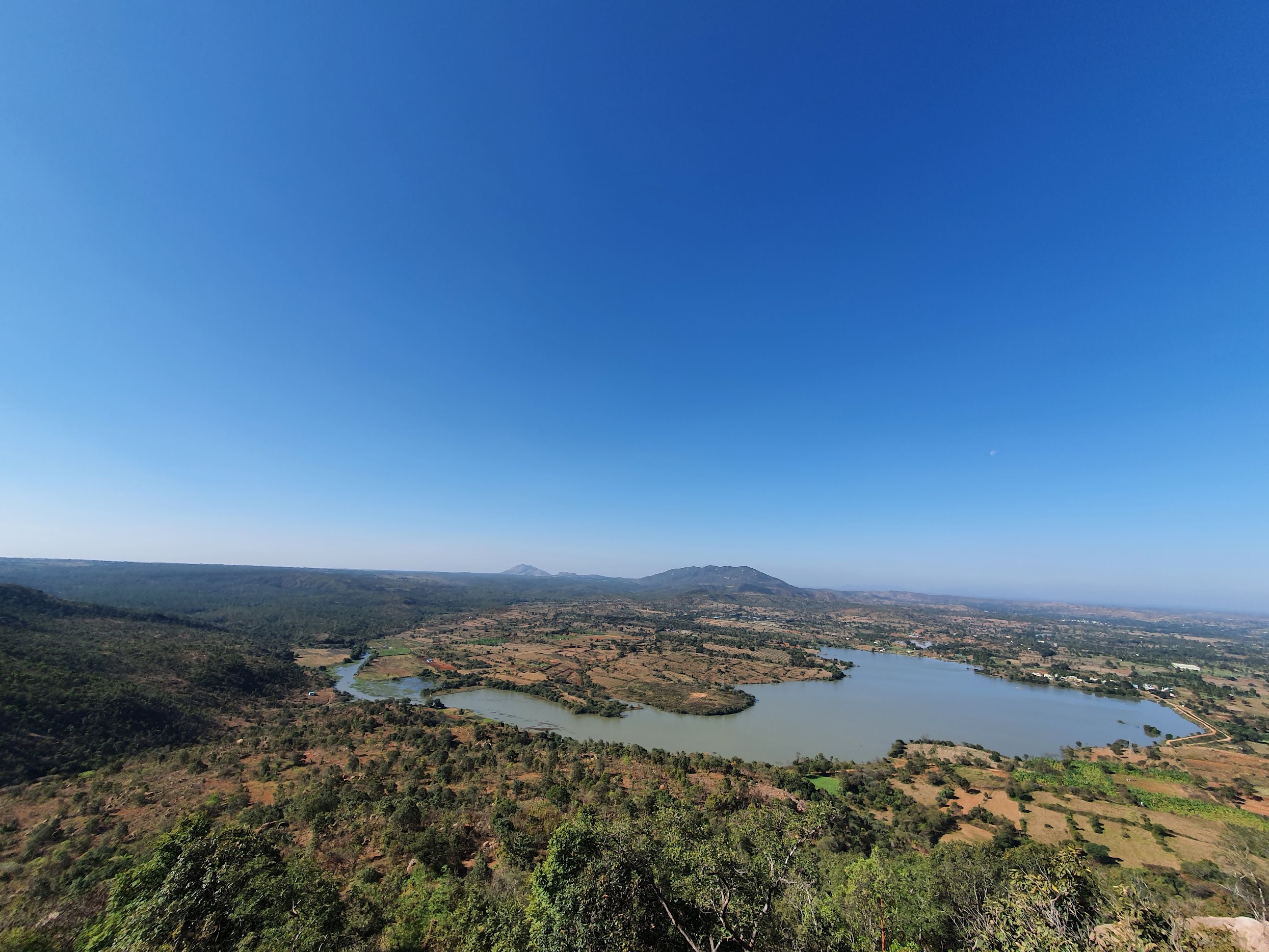 Top View from Makalidurga hill